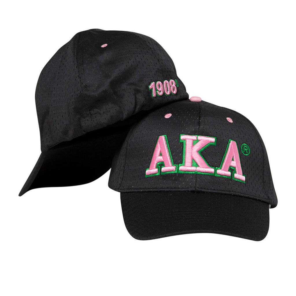 AKA Greek Letter Flex Fit Hat / Cap - Alpha Kappa Alpha
