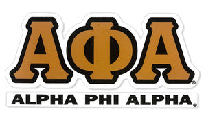 Alpha Phi Alpha Greek Letter Decal