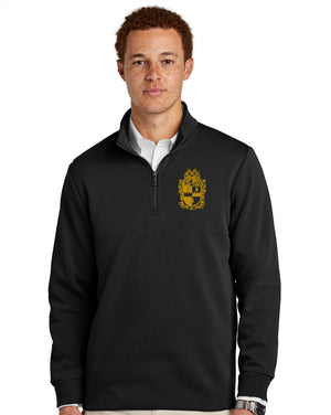 Alpha Phi Alpha Brooks Brothers Premium Crest 1/4 Zip