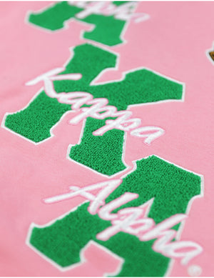 Alpha Kappa Alpha Chenille Shield Crewneck Sweatshirt