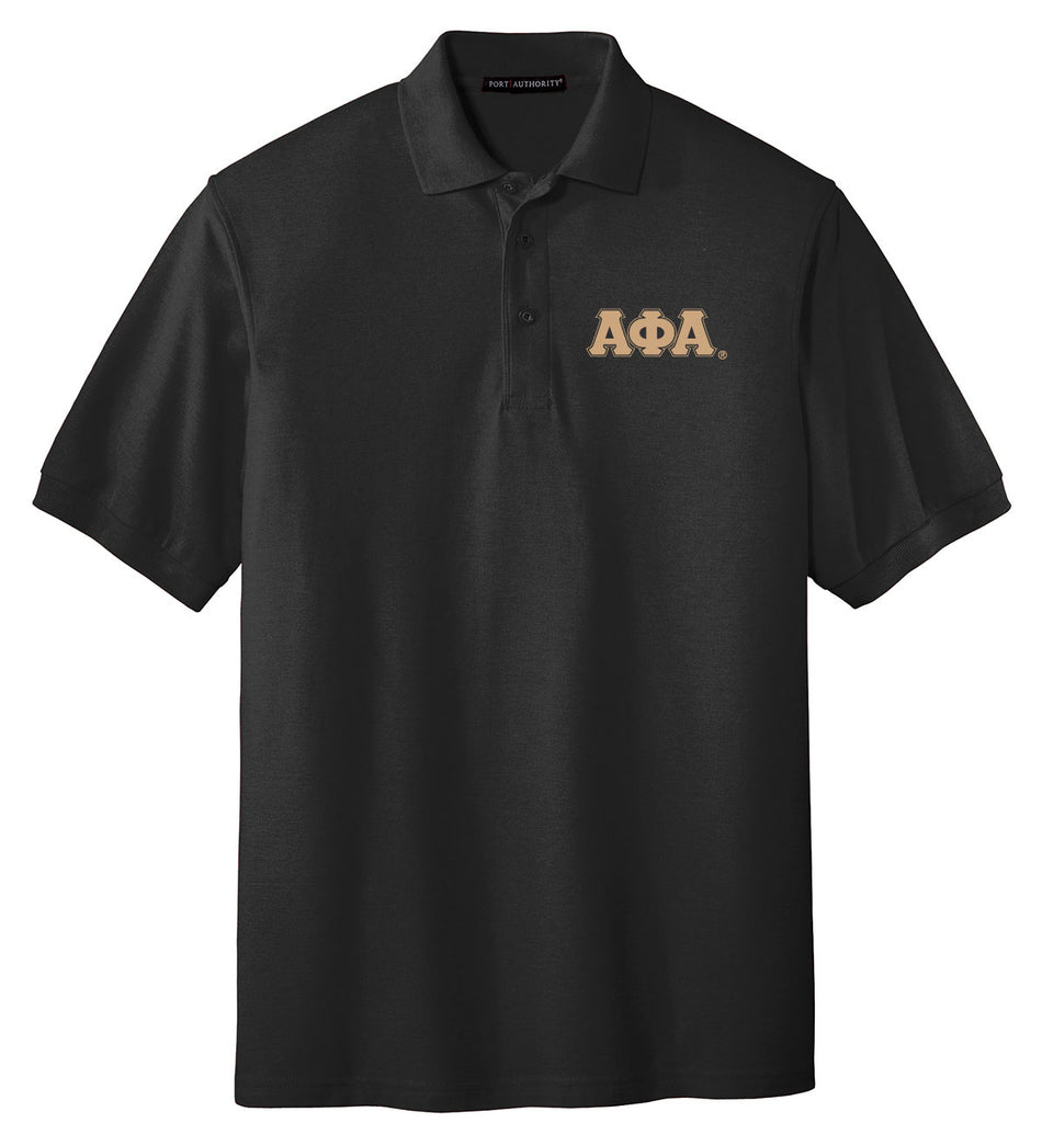 Alpha 3 Letter Polo - Alpha Phi Alpha
