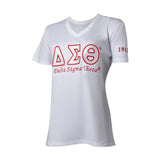 Delta Sigma Theta Embroidered Luxury T-Shirt