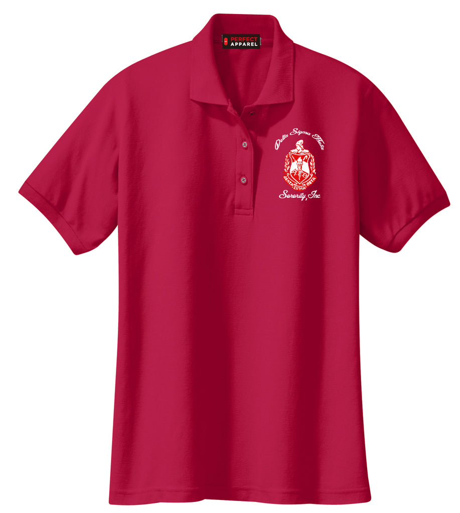 Delta Sigma Theta Silk Touch Polo