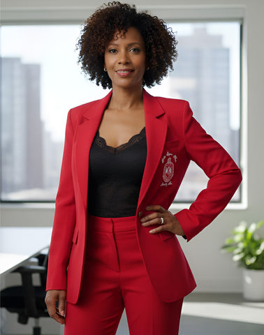 Delta Sigma Theta Traditional Crest Blazer