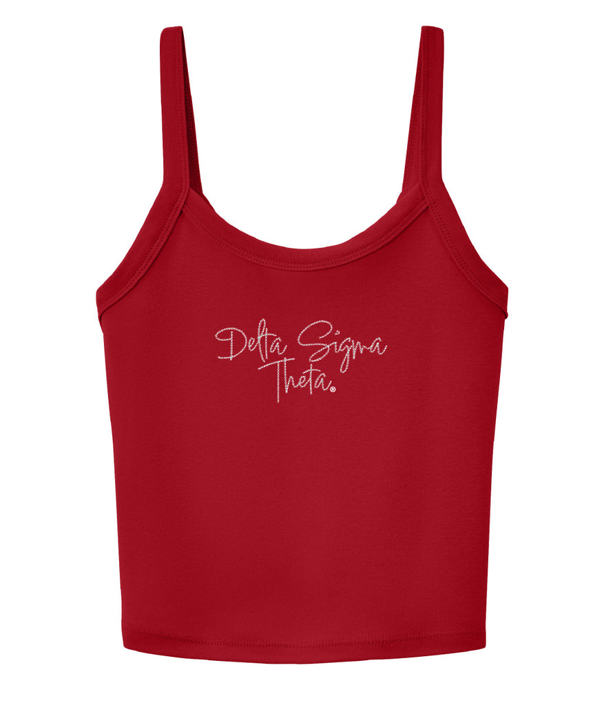 Delta Sigma Theta Crop Tank Top