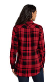 Delta Sigma Theta Plaid Flannel Tunic
