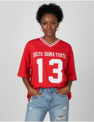 Delta Sigma Theta Oversized Jersey Tee