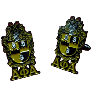 Alpha Phi Alpha Shield Cufflinks