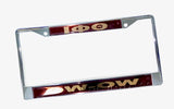 Ow-Ow Call Tag Plate Frame - Iota Phi Theta