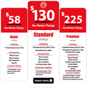 Kappa Alpha Psi New Member Package