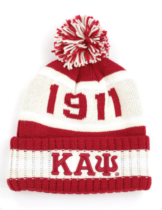 Kappa Alpha Psi 1911 3D Greek Letter Knit Beanie