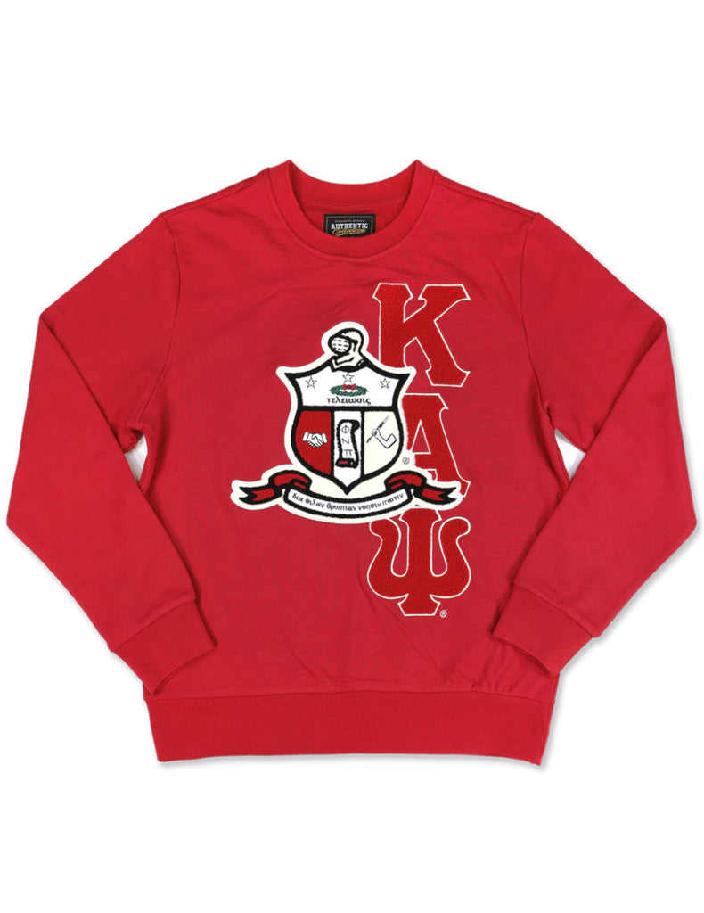 Kappa Alpha Psi Chenille Shield Crewneck Sweatshirt