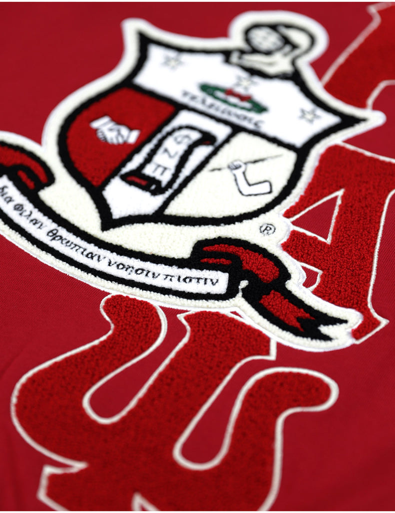 Kappa Alpha Psi Chenille Shield Crewneck Sweatshirt