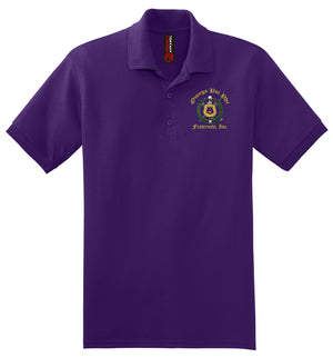 Omega Crest Polo- Omega Psi Phi