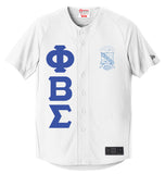 Phi Beta Sigma New Era Crest Baseball Jersey