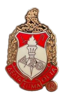 Delta Sigma Theta Shield Lapel Pin