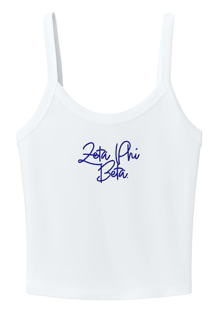 Zeta Phi Beta Crop Tank Top
