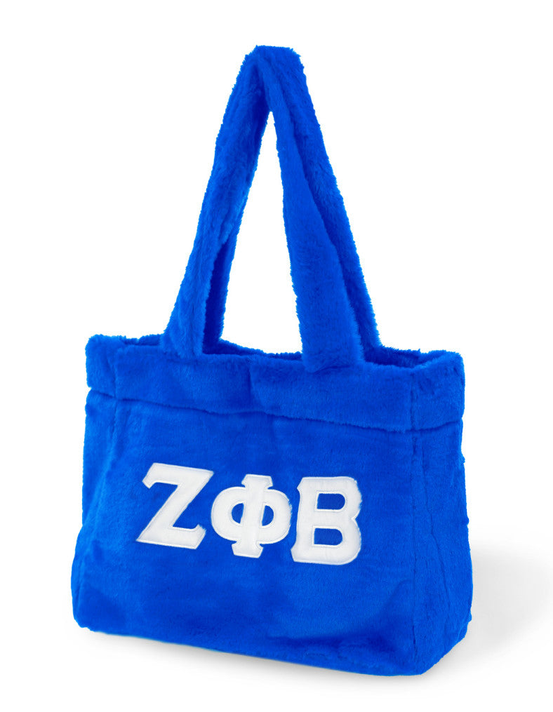 Zeta Phi Beta Fur Tote Bag