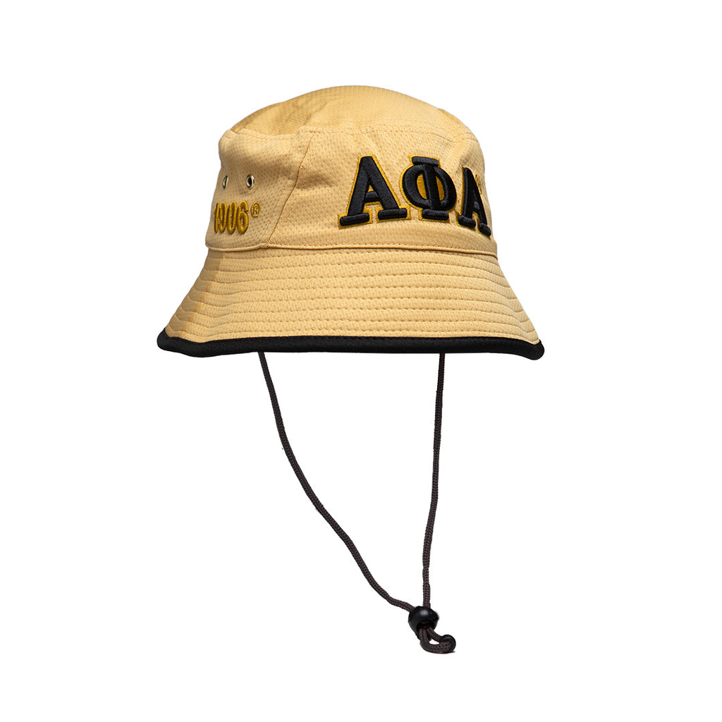 Alpha Floppy 3 Letter Bucket Hat - Alpha Phi Alpha