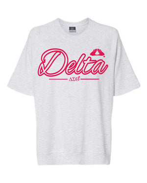 Delta Sigma Theta French Terry Crewneck Pullover T-Shirt