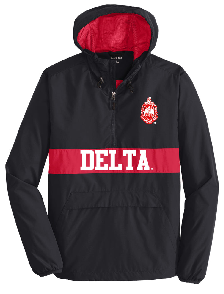 Delta Sigma Theta Striped Anorak