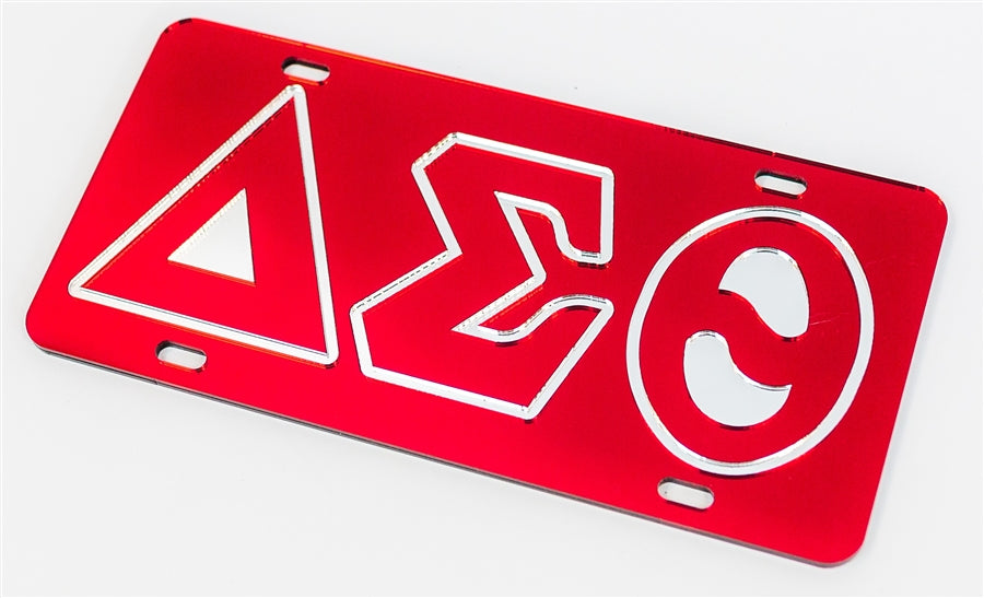 Delta Sigma Theta 3 Letter License Plate