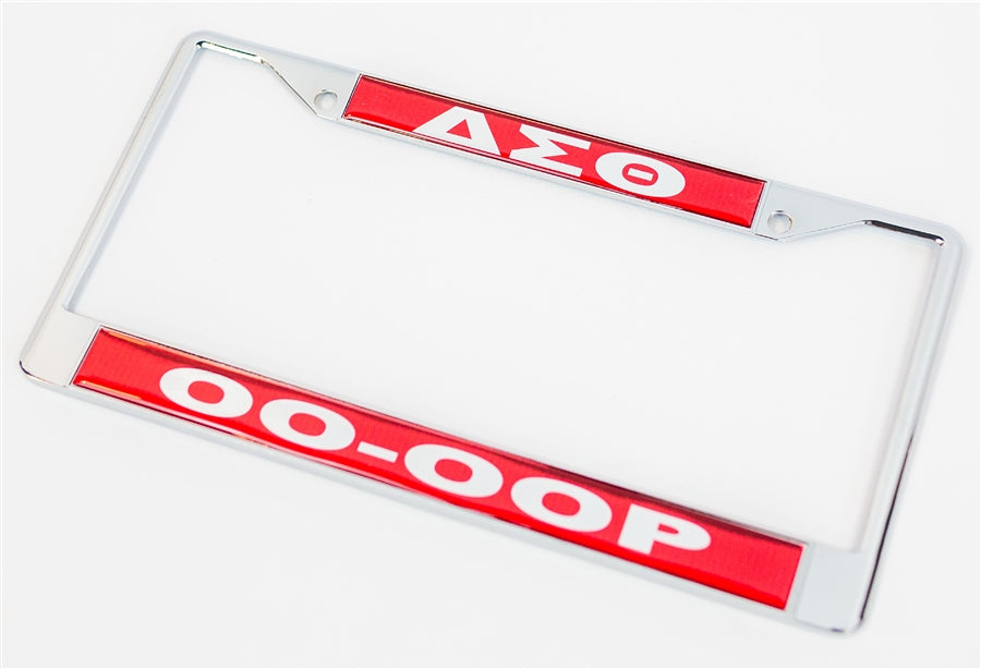 OO-OOP Call Tag Plate Frame - Delta Sigma Theta