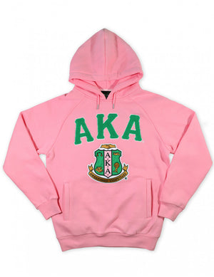 AKA Chenille Shield Hoodie - Alpha Kappa Alpha