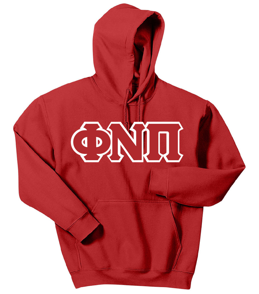 Phi Nu Pi Pull Over Hoodie Embroidered Sweatshirt - Kappa Alpha Psi