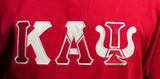 Kappa Alpha Psi Color Block Greek Lettered Hoodie