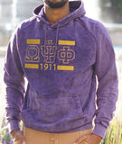 Omega Psi Phi Mineral Washed Established Hoodie