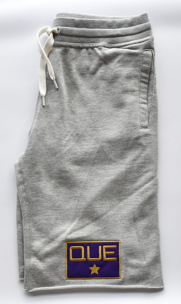 QUE Embroidered Fleece Shorts - Omega Psi Phi