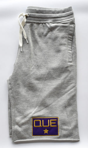 QUE Embroidered Fleece Shorts - Omega Psi Phi