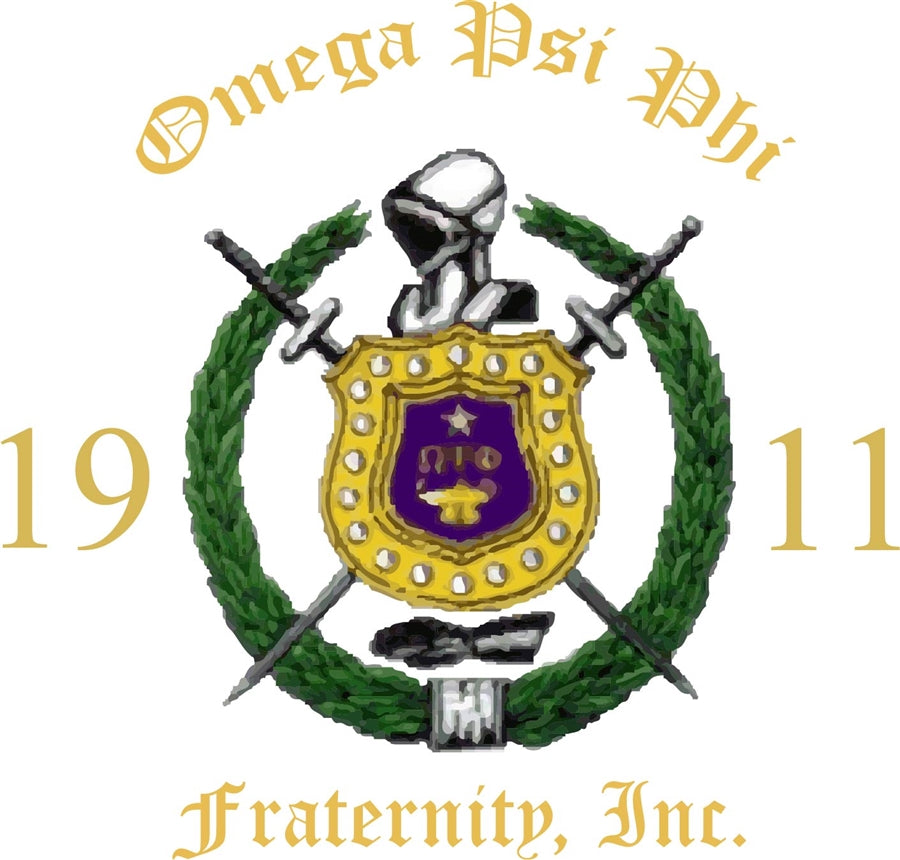 1911 Omega Crest Nike Dri-Fit Polo- Omega Psi Phi