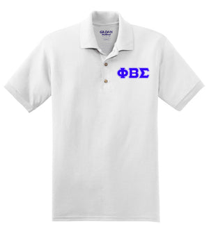 Sigma 3 Letter Polo - Phi Beta Sigma
