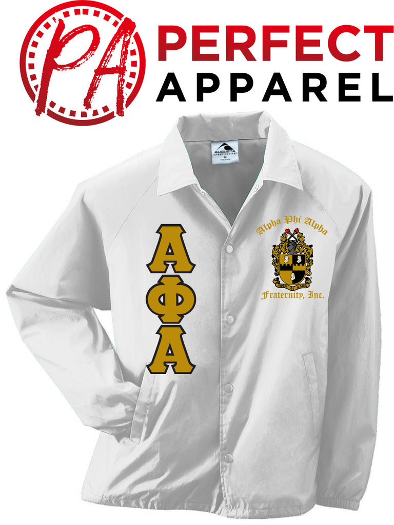 Alpha Phi Alpha Greek Lettered Crossing Line Jacket