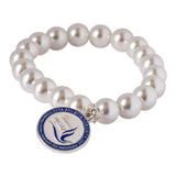 Zeta Phi Beta Pearl Charm Bracelet