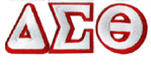 Delta Small Connected Greek Letters Patch - Delta Sigma Theta