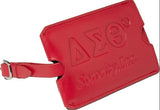 Delta Sigma Theta Genuine Leather Luggage Tag