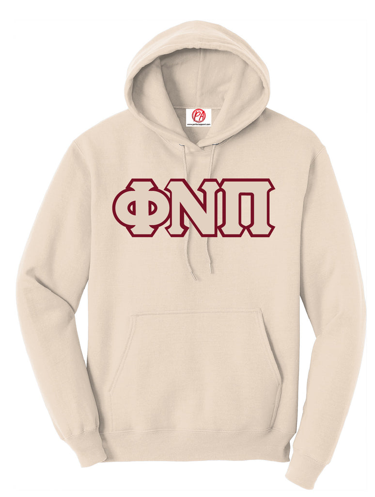 Phi Nu Pi Pull Over Hoodie Embroidered Sweatshirt - Kappa Alpha Psi