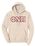 Phi Nu Pi Pull Over Hoodie Embroidered Sweatshirt - Kappa Alpha Psi