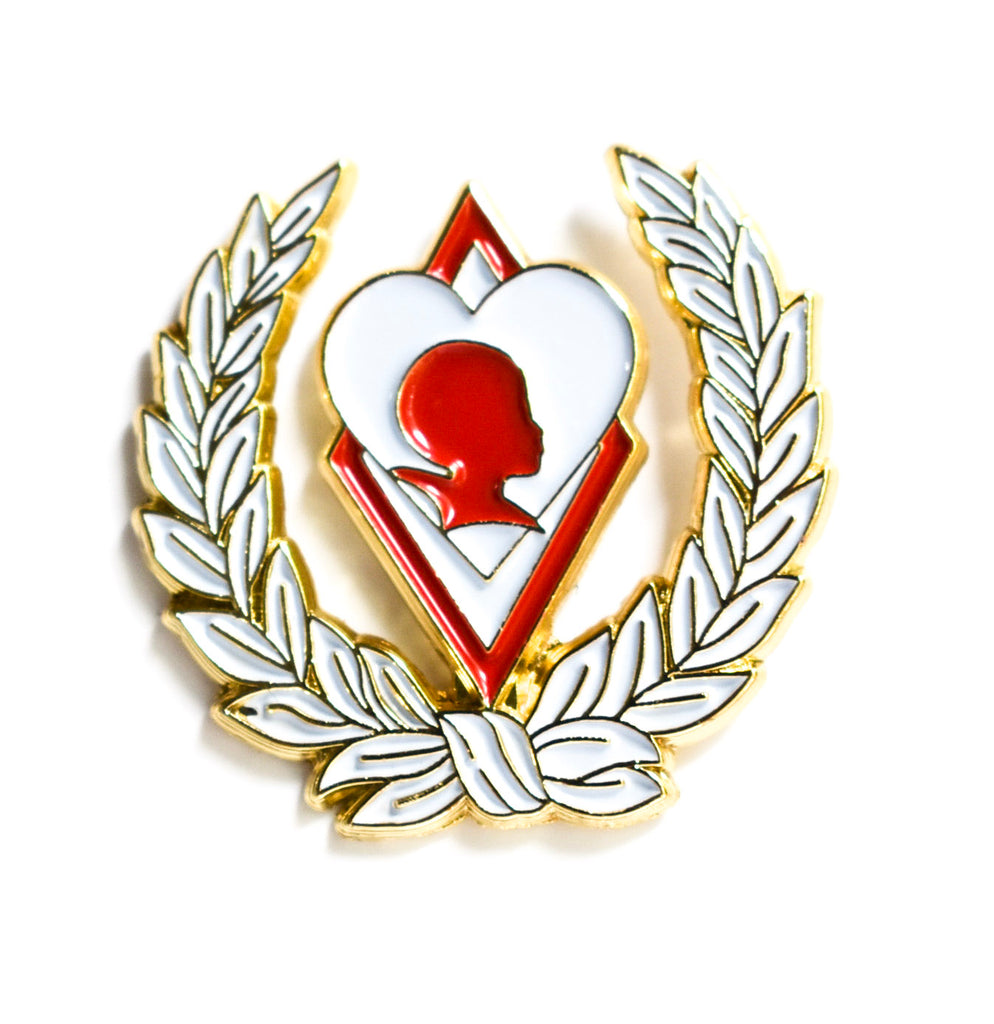 Kappa Sweetheart Silhouette Lapel Pin