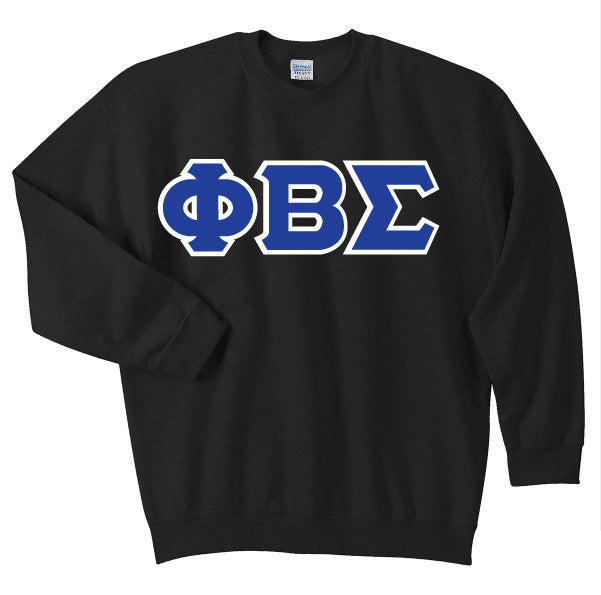 Phi Beta Sigma Greek 3 Letter Crewneck Sweatshirt