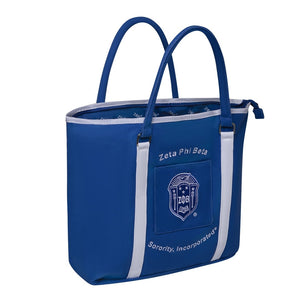 Zeta Phi Beta Shield Canvas Tote Bag