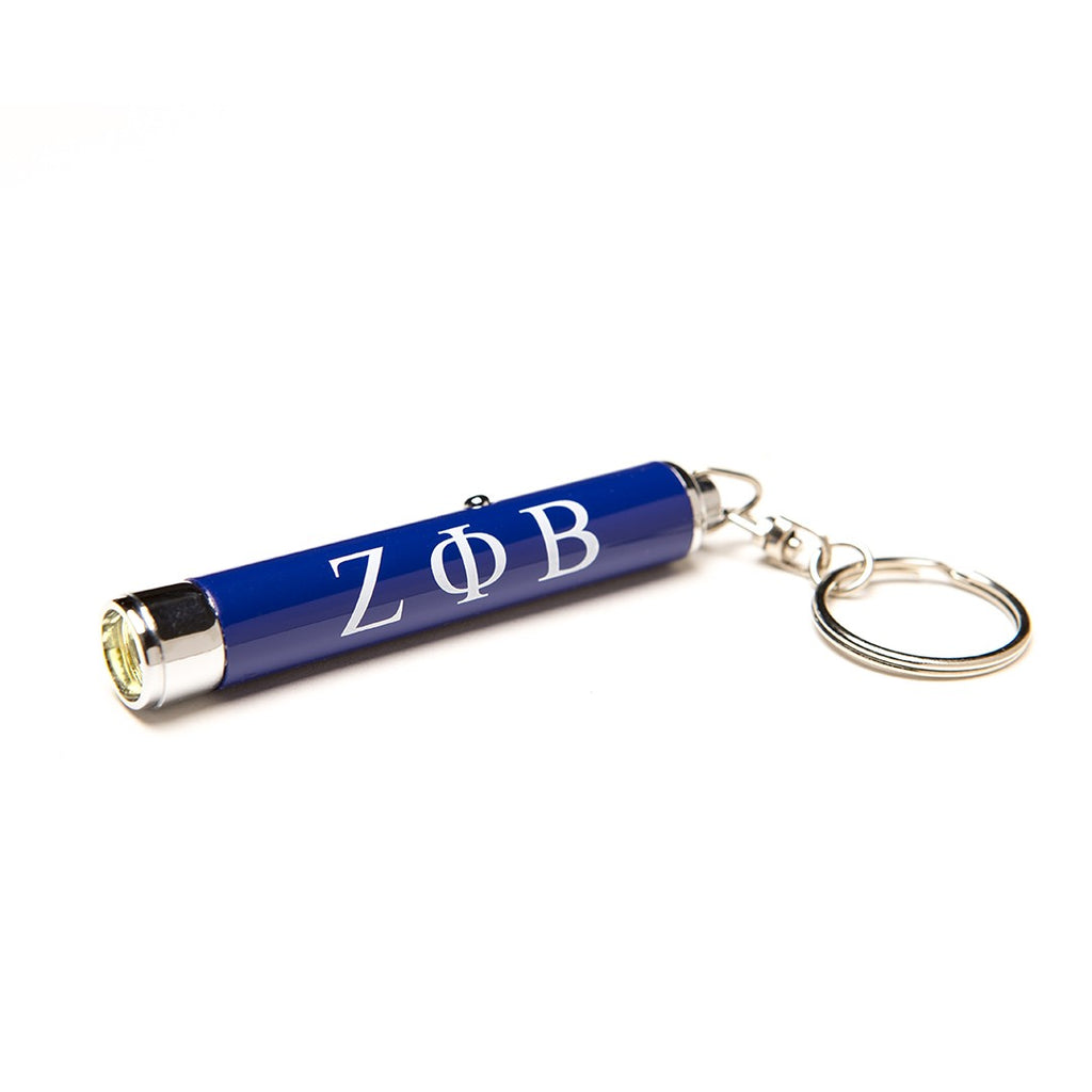 Zeta Phi Beta Torch Light Keychain