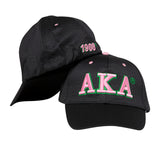 AKA Greek Letter Flex Fit Hat / Cap - Alpha Kappa Alpha