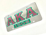 AKA 1908 Front License Plate - Alpha Kappa Alpha