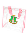 Alpha Kappa Alpha Clear Large Stadium Bag