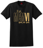 Alpha Roman Numeral Founding Year T-Shirt - Alpha Phi Alpha