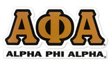 Alpha Phi Alpha Greek Letter Decal